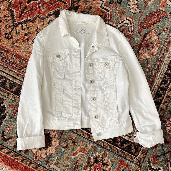 Mavi white denim jacket - Picture 1 of 3